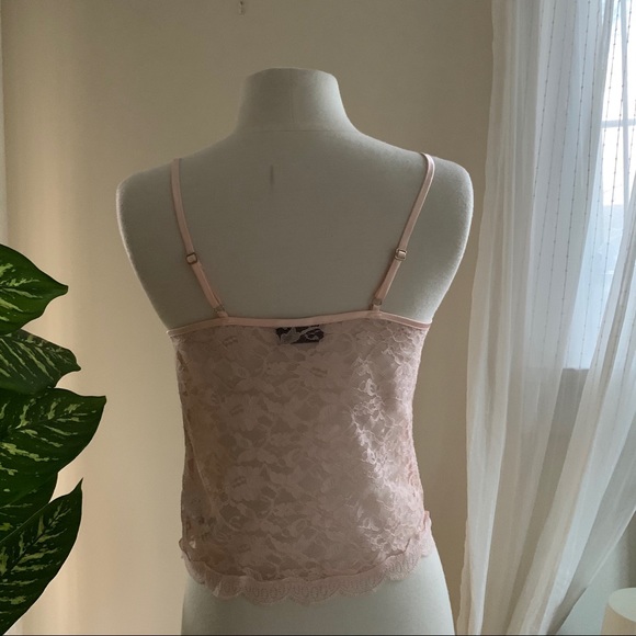 TOPSHOP Blush Lace Cami - Picture 4 of 7
